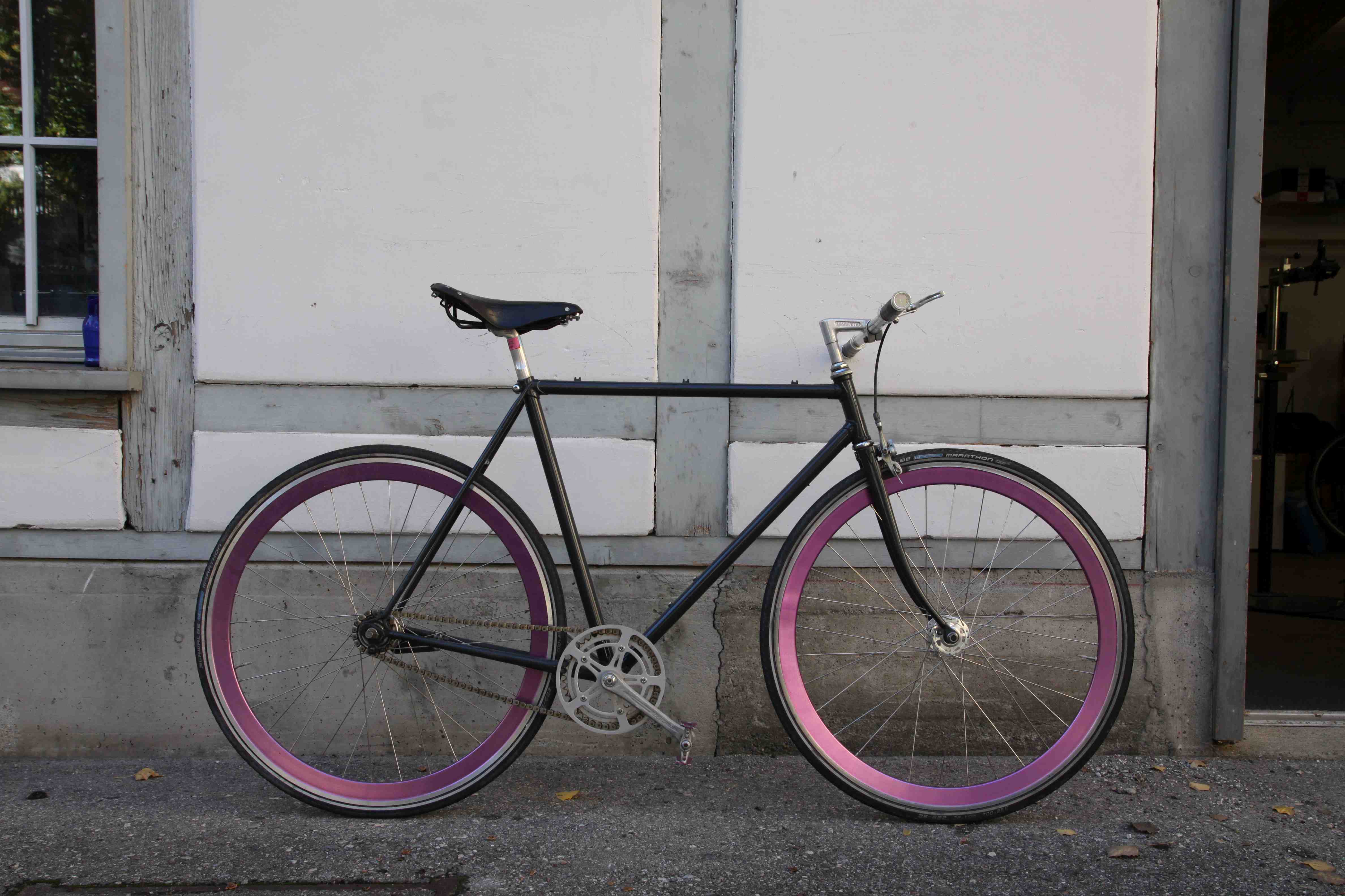 Singlespeed – violette Räder
